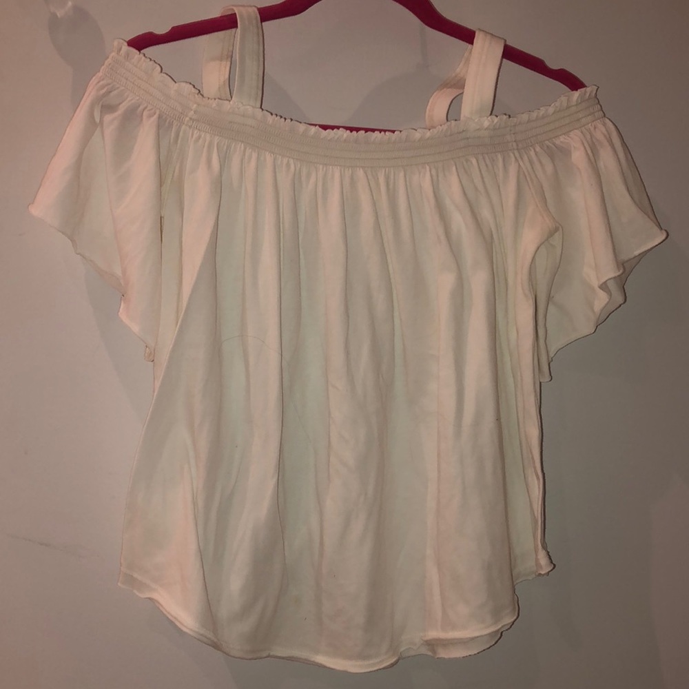 White Off Shoulder Top